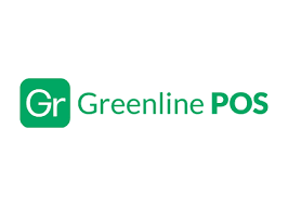 Greenline POS Logo n Green Color on White Background