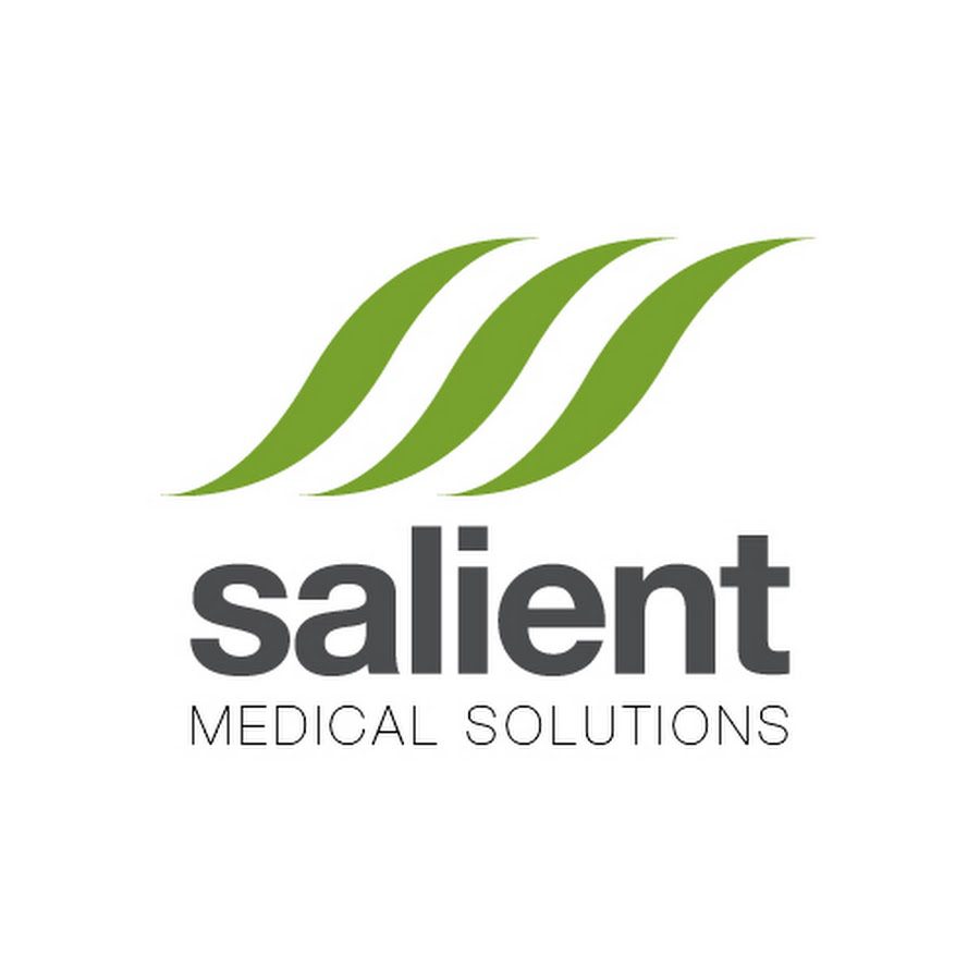 A logo of salient medical solutions